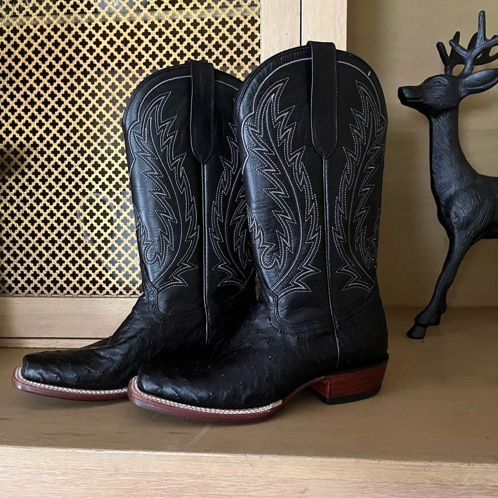 Authentic Ostrich Cowgirl Boots